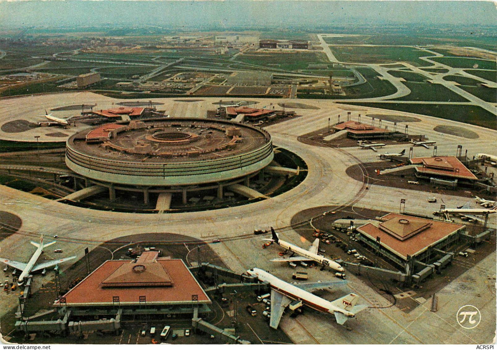 Aéroport Charles De Gaulle Et Les Satellites (scan Recto-verso) Ref 1027 - Roissy En France