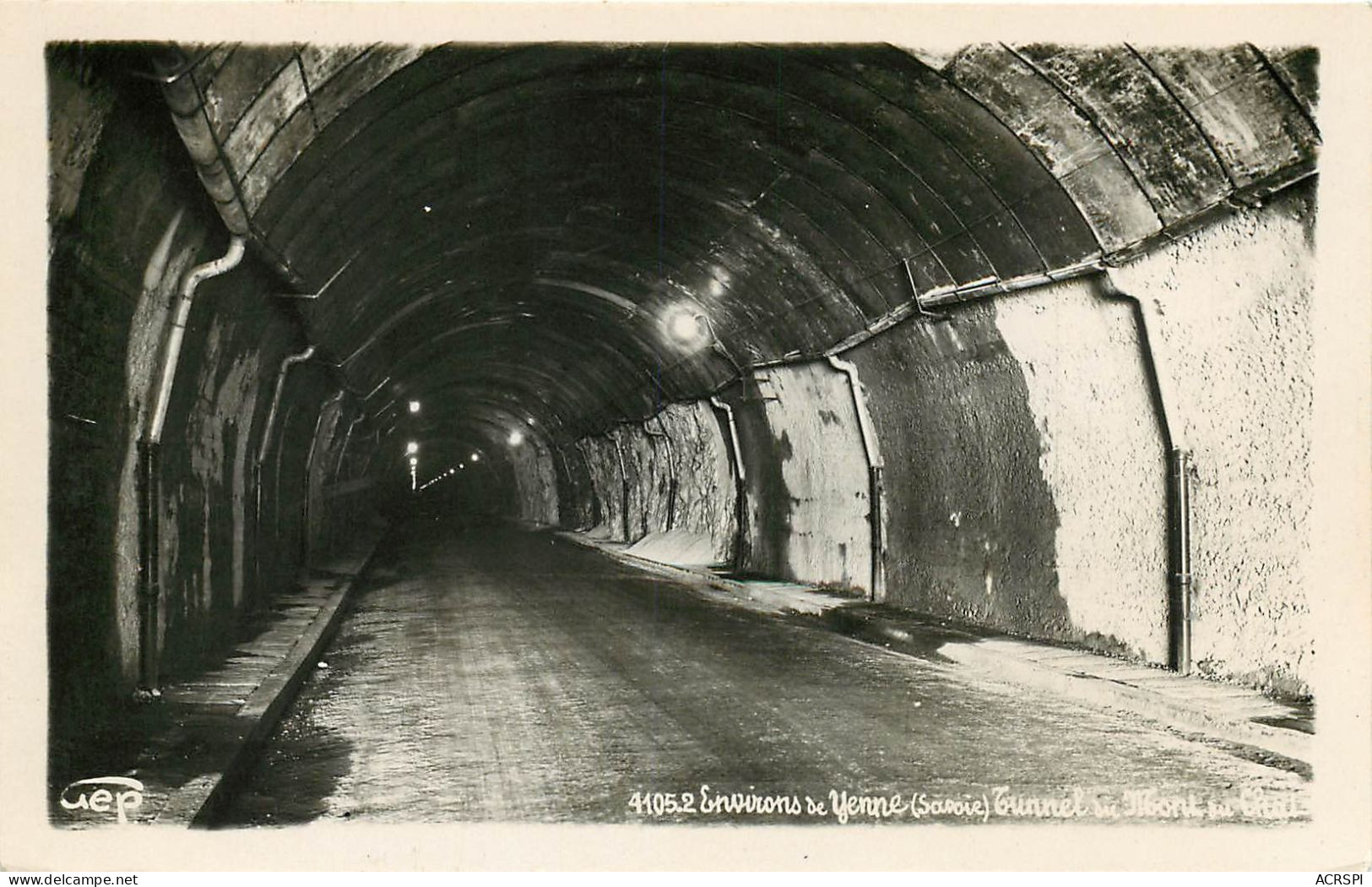 YENNE, Tunnel Du Mont Du Chat (scan Recto-verso) Ref 1051 - Yenne