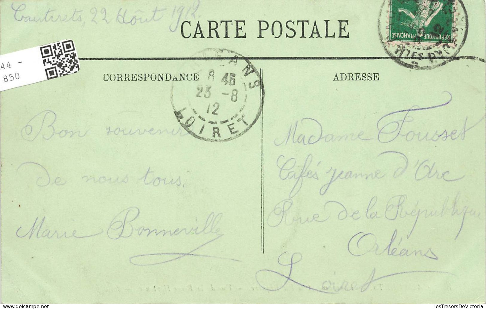 FRANCE - Cauterets - Panorama Et Le Pic Péquère - Vue De La Reine Hortense - L L - Carte Postale Ancienne - Cauterets
