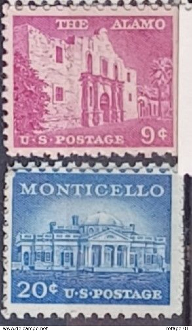 Etats Unis  1956,  YT N°614,16  **,  Cote YT 1,8€ - Ungebraucht