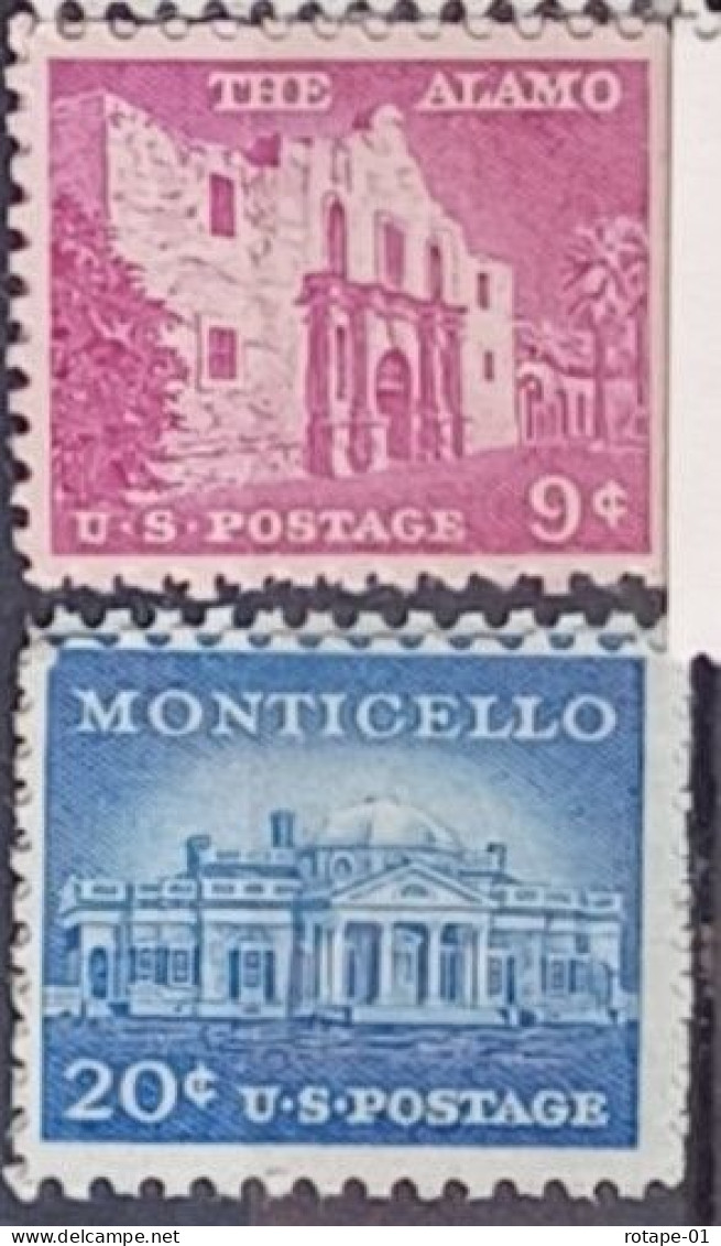 Etats Unis  1956,  YT N°614,16  **,  Cote YT 1,8€ - Unused Stamps