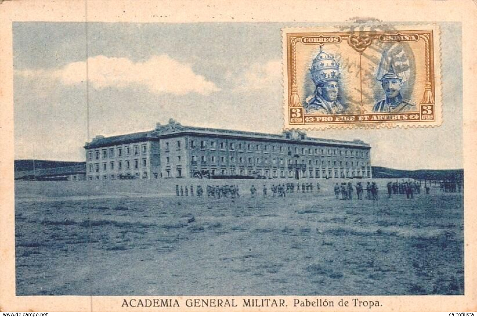 ZARAGOZA, SPAIN - Academia General Militar, Pabellón De Tropa  (2 Scans) - Zaragoza