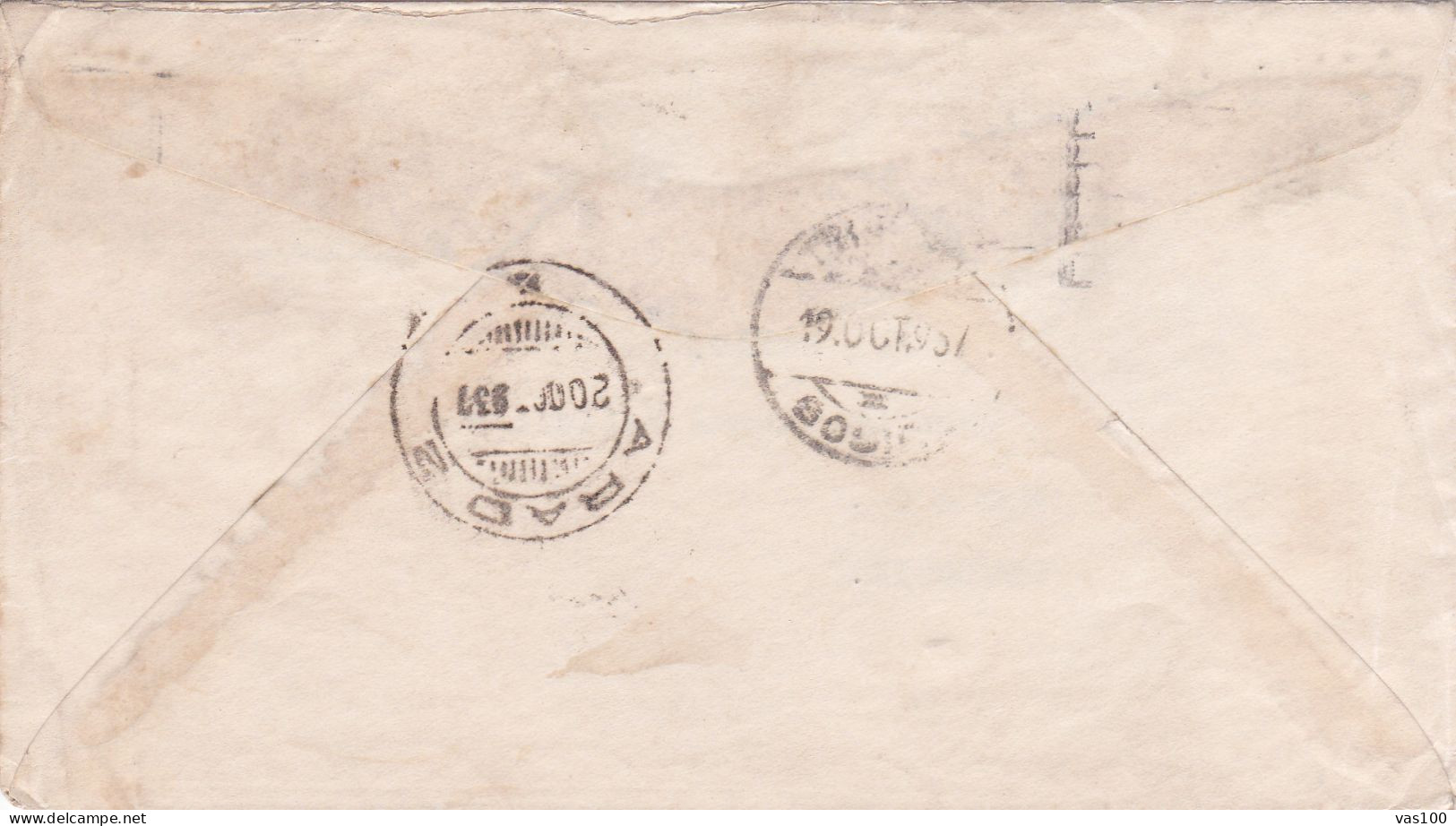 BOSTON MASS STAMPS ON COVERS 1937 UNITED STATES - Covers & Documents
