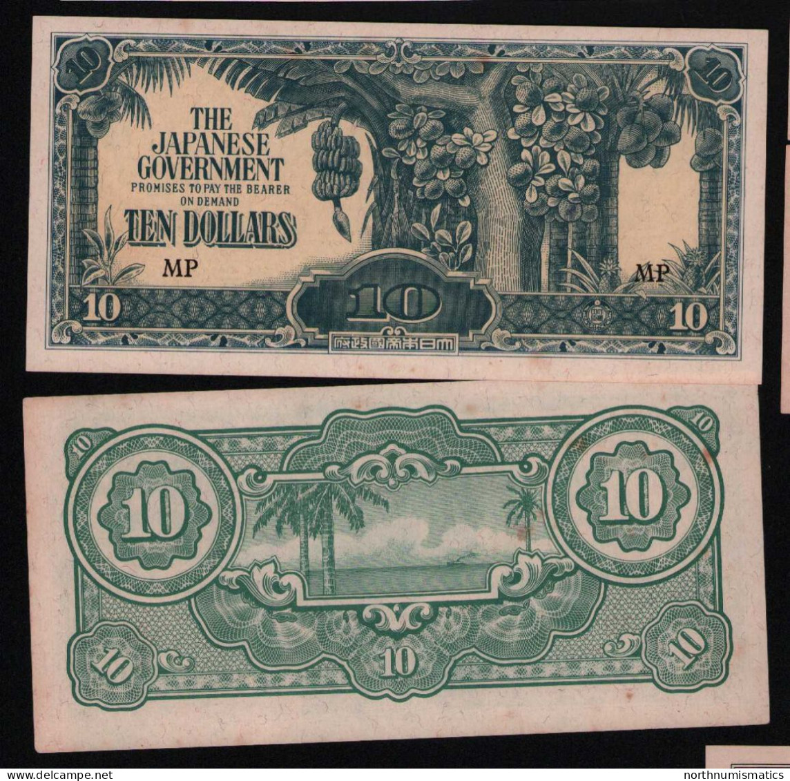 Japan  Philippines Occupation  10 Dollars Unc - Japon