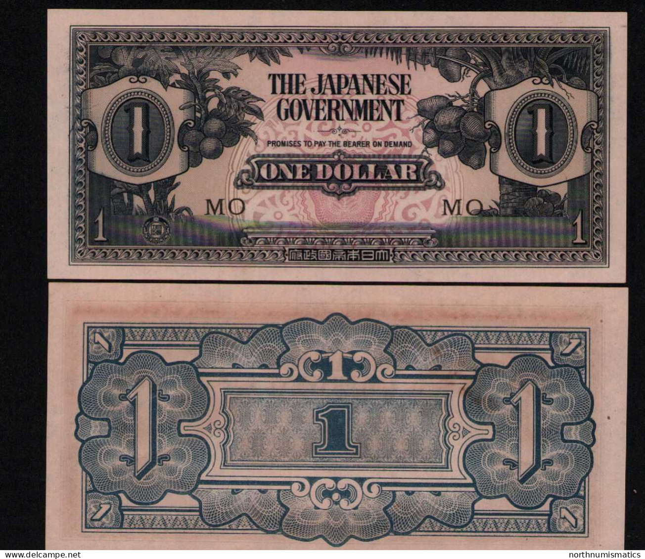 Japan  Philippines Occupation  1 Dollar Unc - Giappone