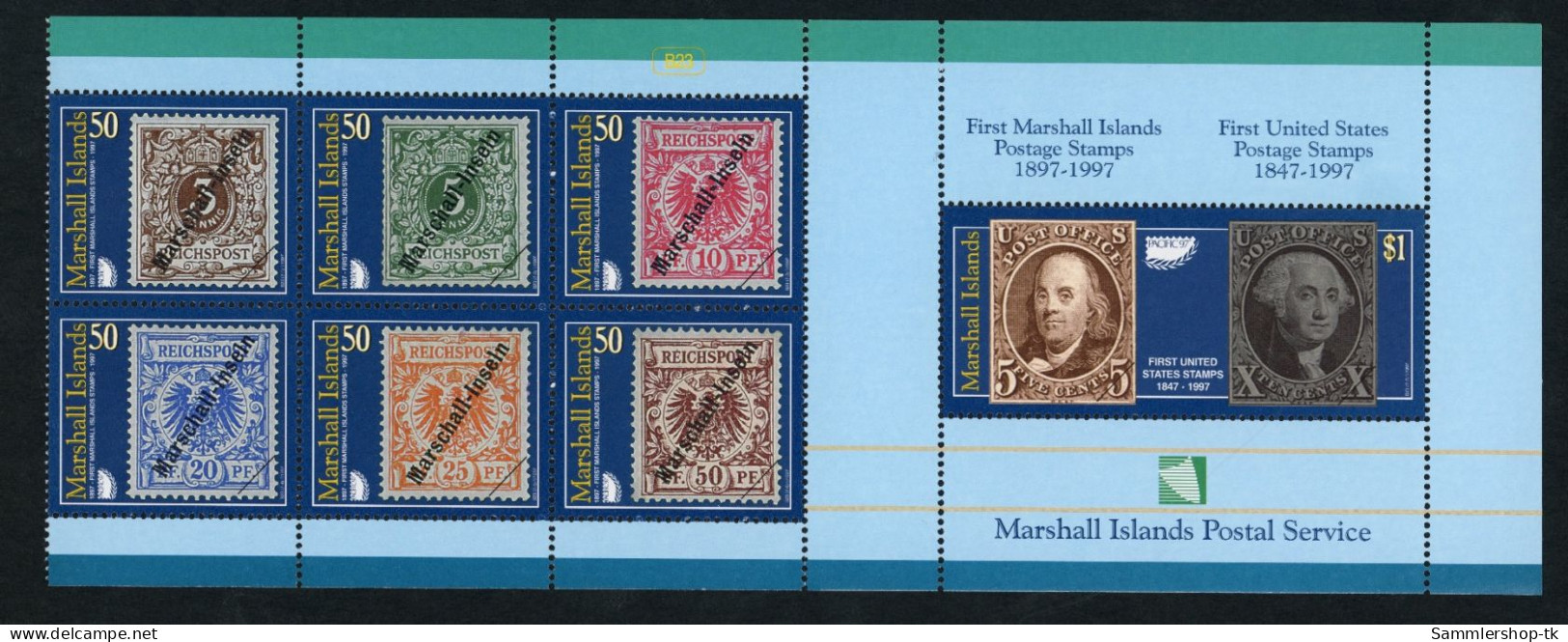 Marshallinseln Michel Nummer 819 - 825 Zusammendruck Postfrisch - Marshall