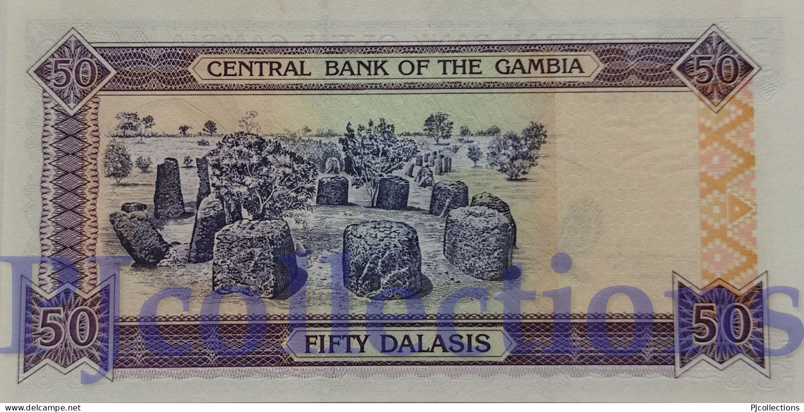 GAMBIA 50 DALASIS 2001 PICK 23a UNC - Gambia