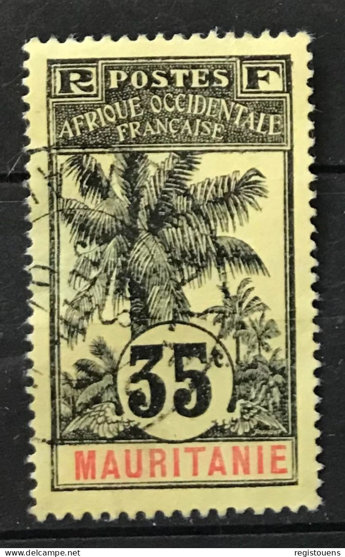 Timbre Oblitéré Mauritanie 1906 - Usados