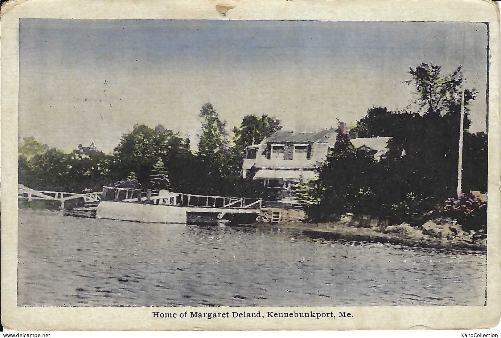 Kennebunkport, Maine, Home Of Margaret Deland, Rückseite Beschrieben - Kennebunkport