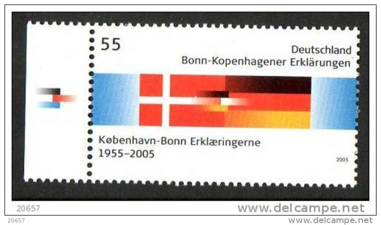 Allemagne Deutschland 2274 Relations Danemark , Deutchland - Francobolli