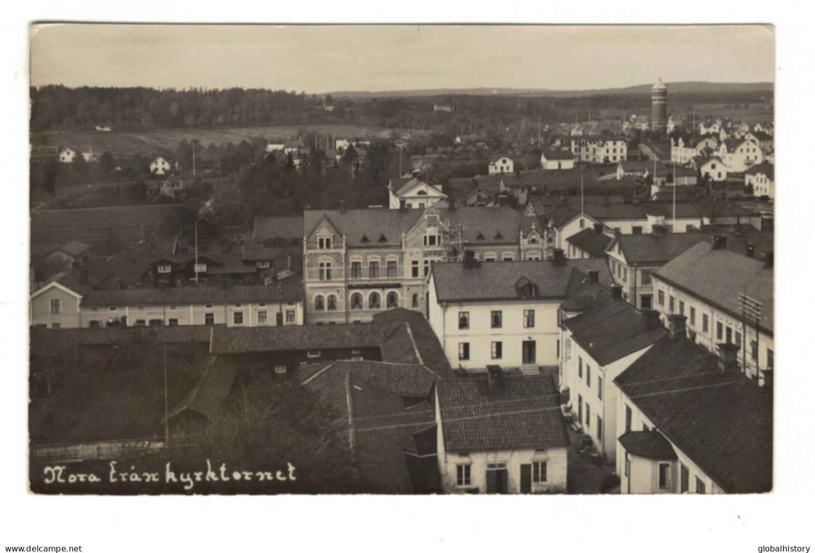 DH1788 - SWEDEN - NORA - PANORAMA VIEW ON The VILLAGE & FRAN KYRKTORNET - Schweden