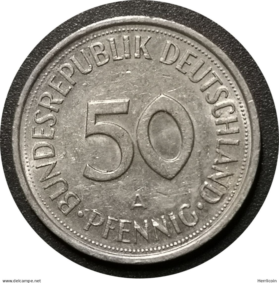 Monnaie Allemagne - 1990 A - 50 Pfennig Bundesrepublik Deutschland - 50 Pfennig