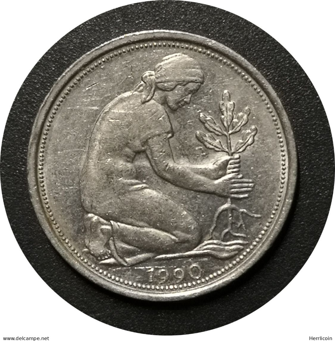 Monnaie Allemagne - 1990 A - 50 Pfennig Bundesrepublik Deutschland - 50 Pfennig