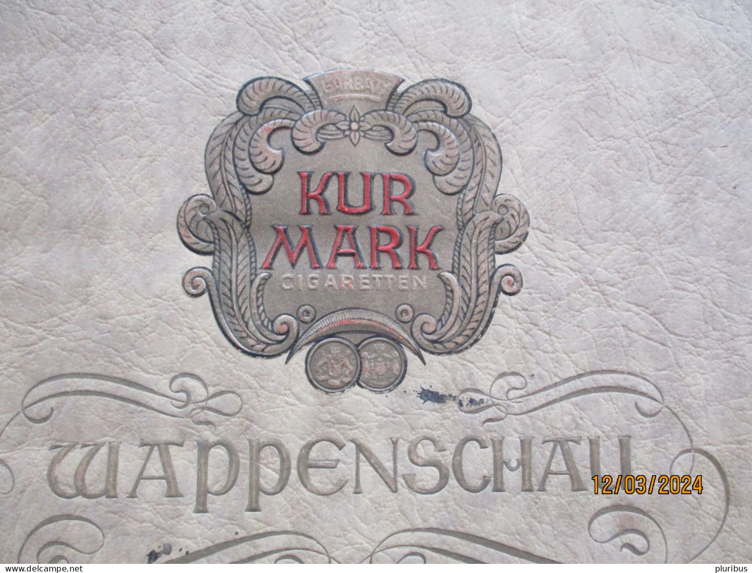 KURMARK CIGARETTEN Wappenschau  CIGARETTE CARDS IN ALBUM , 16-14 - Collections & Lots