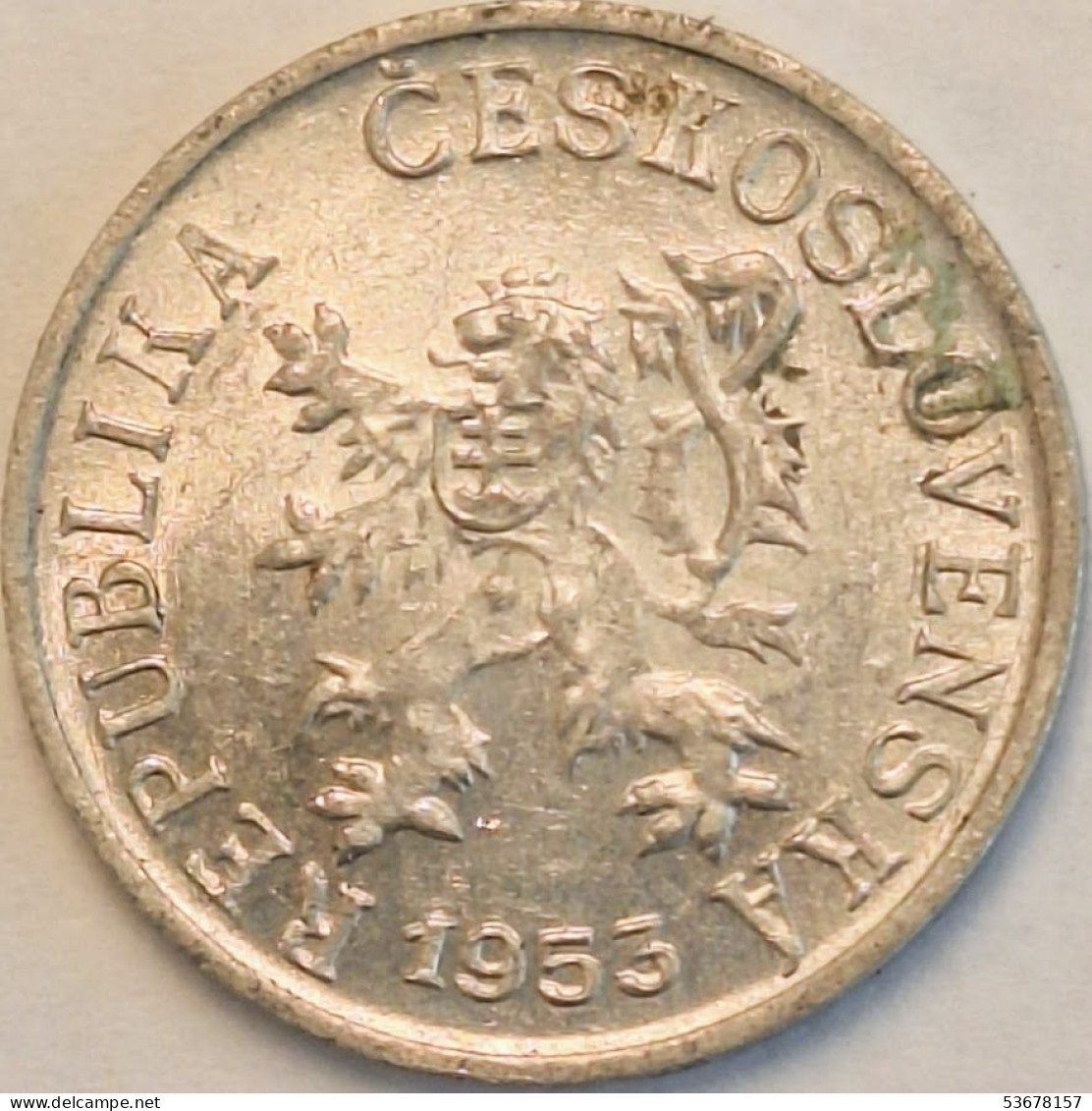 Czechoslovakia - Haler 1953, KM# 35 (#3682) - Czechoslovakia