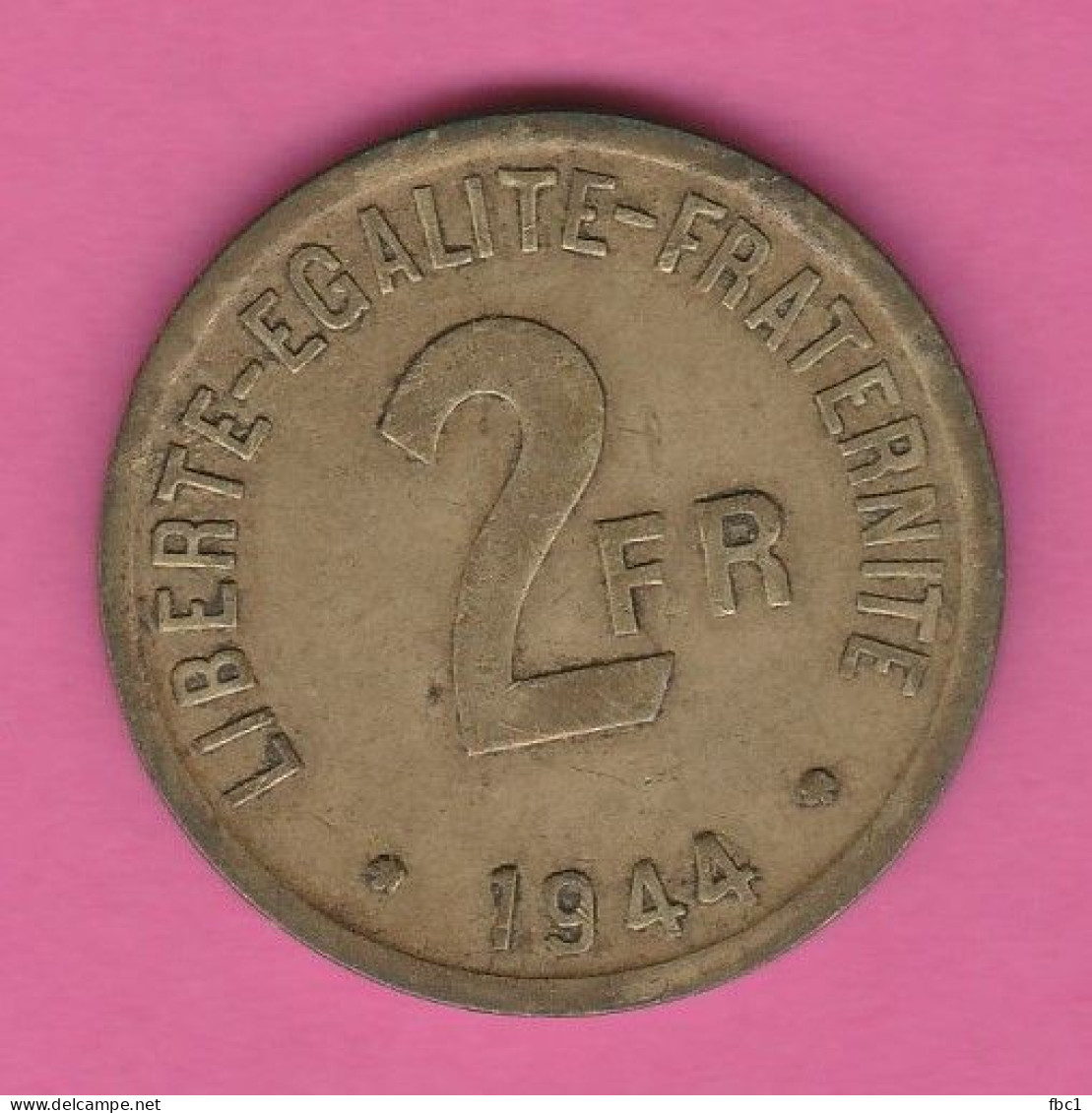 2 Francs - France Libre - Atelier De Gravure De Philadelphie - 1944 - 2 Francs