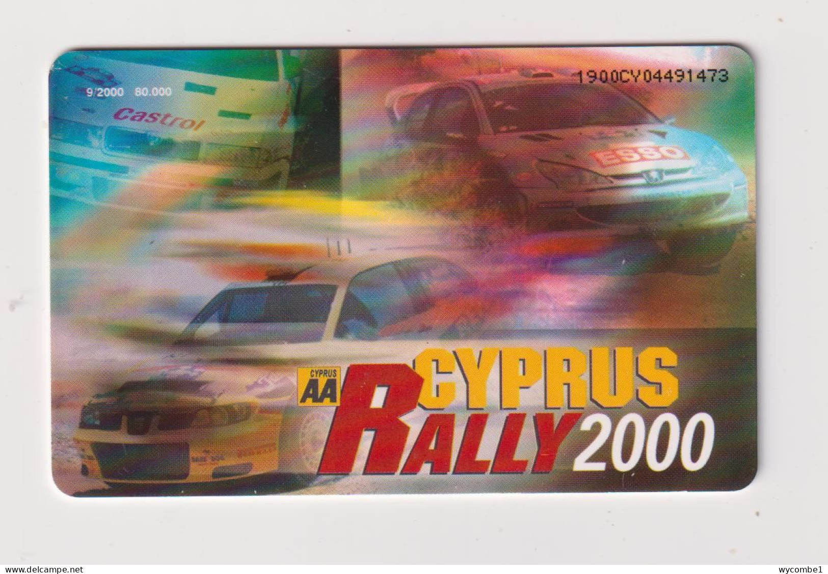 CYPRUS -  Motor Rally 2000  Chip  Phonecard - Cipro