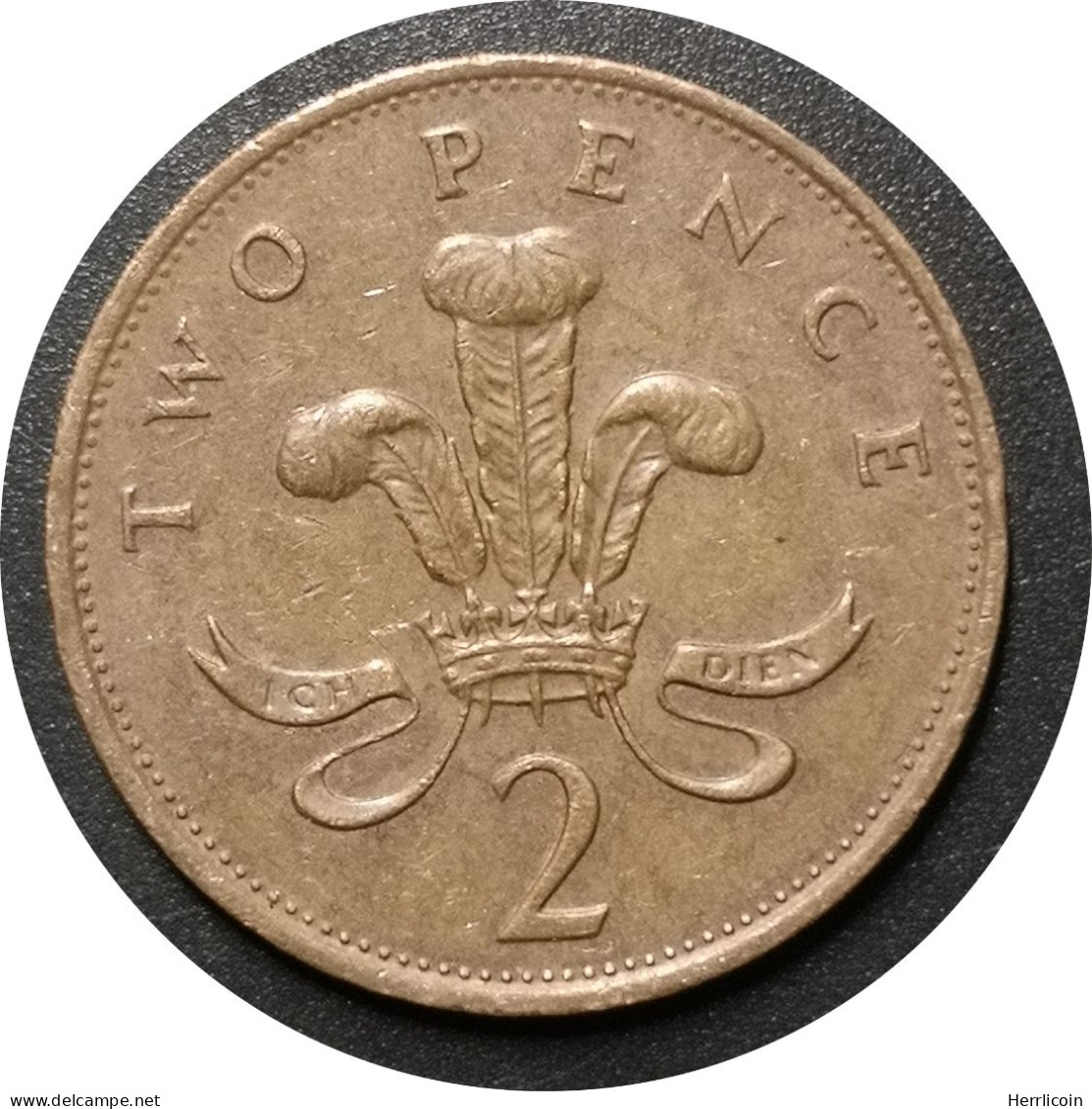 Monnaie Royaume Uni - 1987 - 2 Pence Elizabeth II 3e Effigie, Bronze - 2 Pence & 2 New Pence