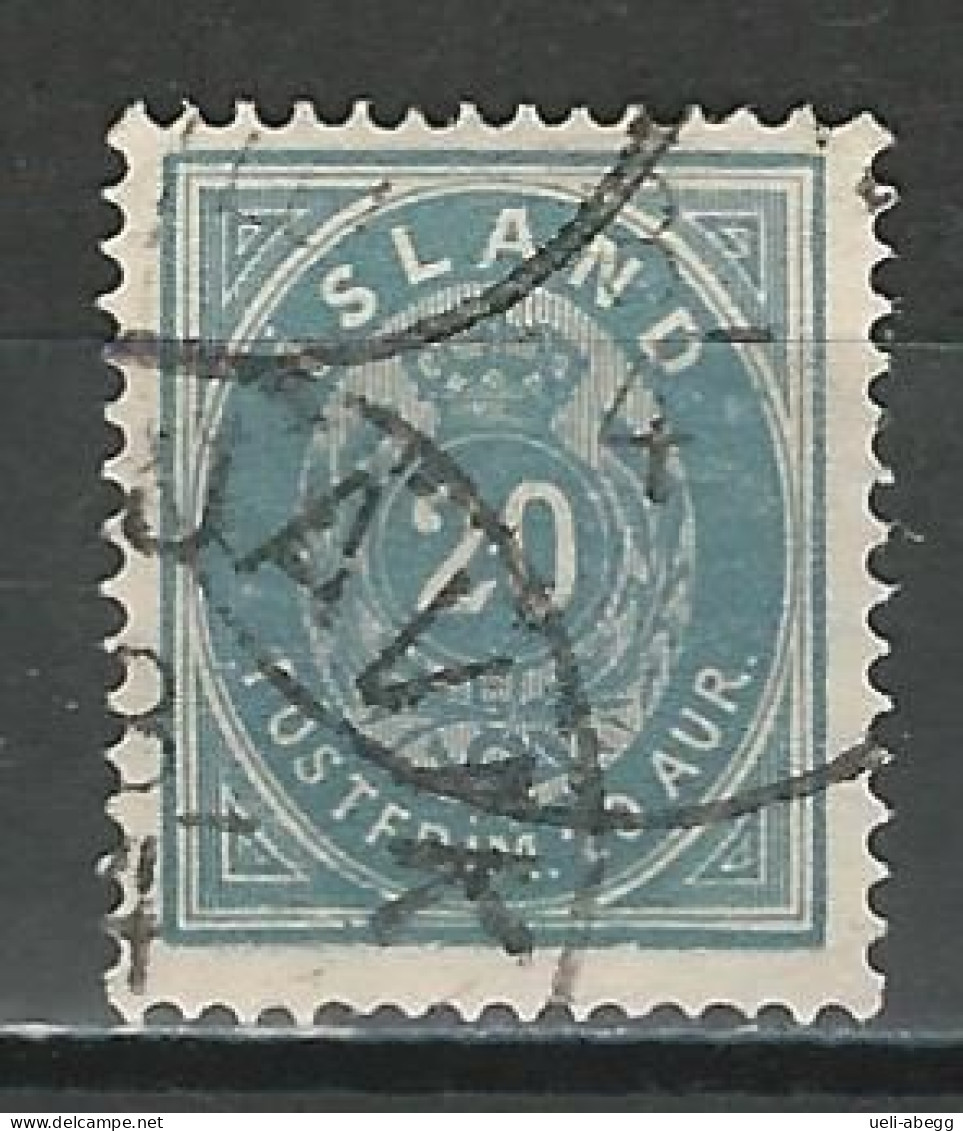 Island Mi 14A O Perf. 14x13 1/2 - Used Stamps