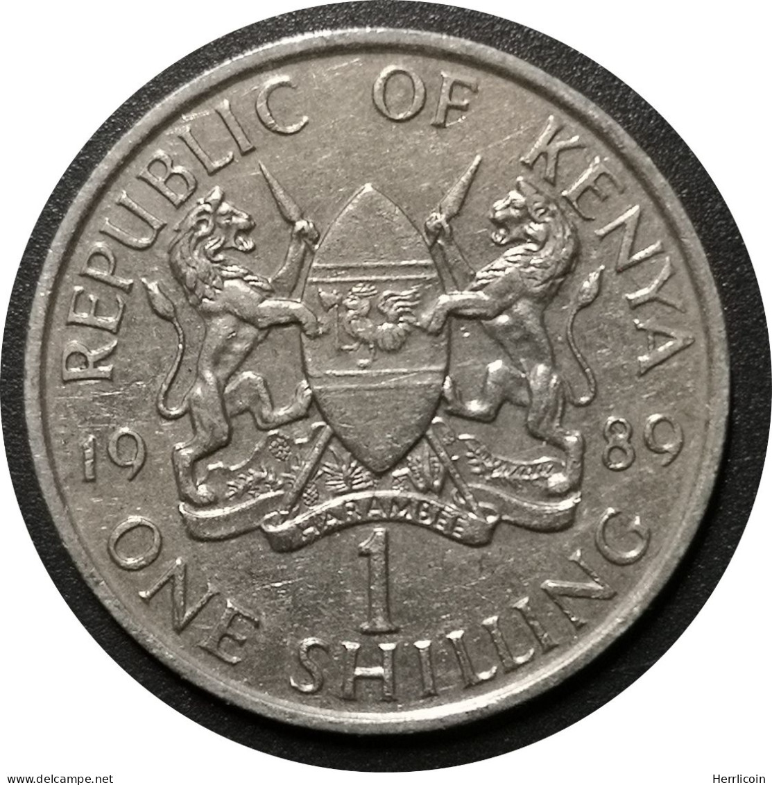Monnaie Kenya - 1989 - 1 Shilling Arap Moi - Kenya