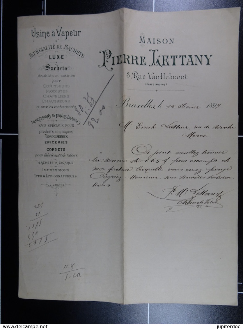 Usine à Vapeur Spécialité De Dachets De Luxe Maison Pierre Lettany  /39/ - Drogisterij & Parfum