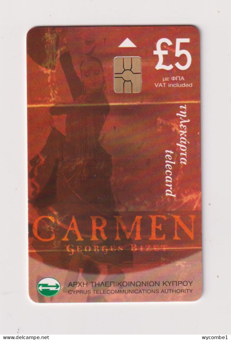 CYPRUS -  Carmen Chip  Phonecard - Chipre