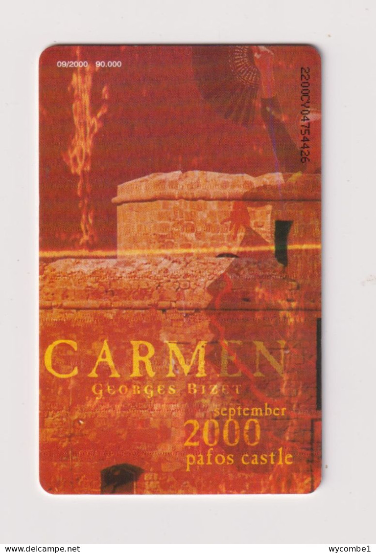CYPRUS -  Carmen Chip  Phonecard - Cipro