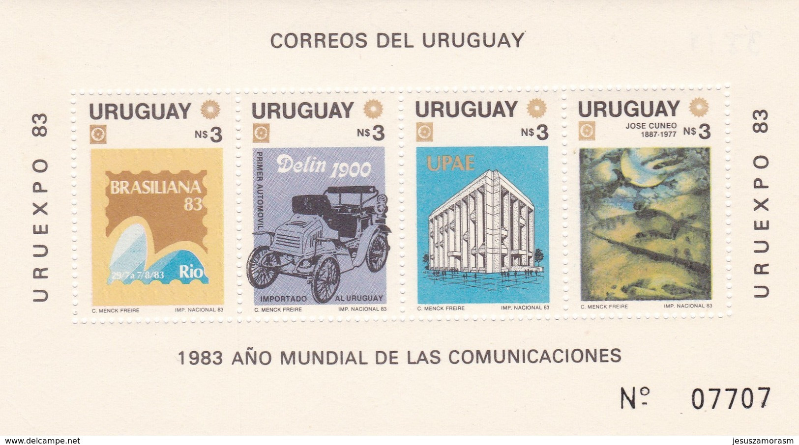 Uruguay Hb 38 Y 39 - Uruguay