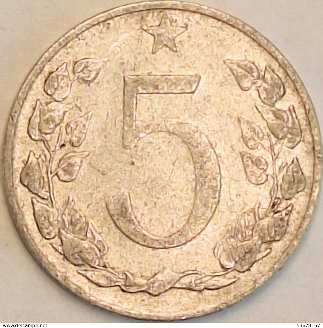 Czechoslovakia - 5 Haleru 1953, KM# 37 (#3683) - Tchécoslovaquie