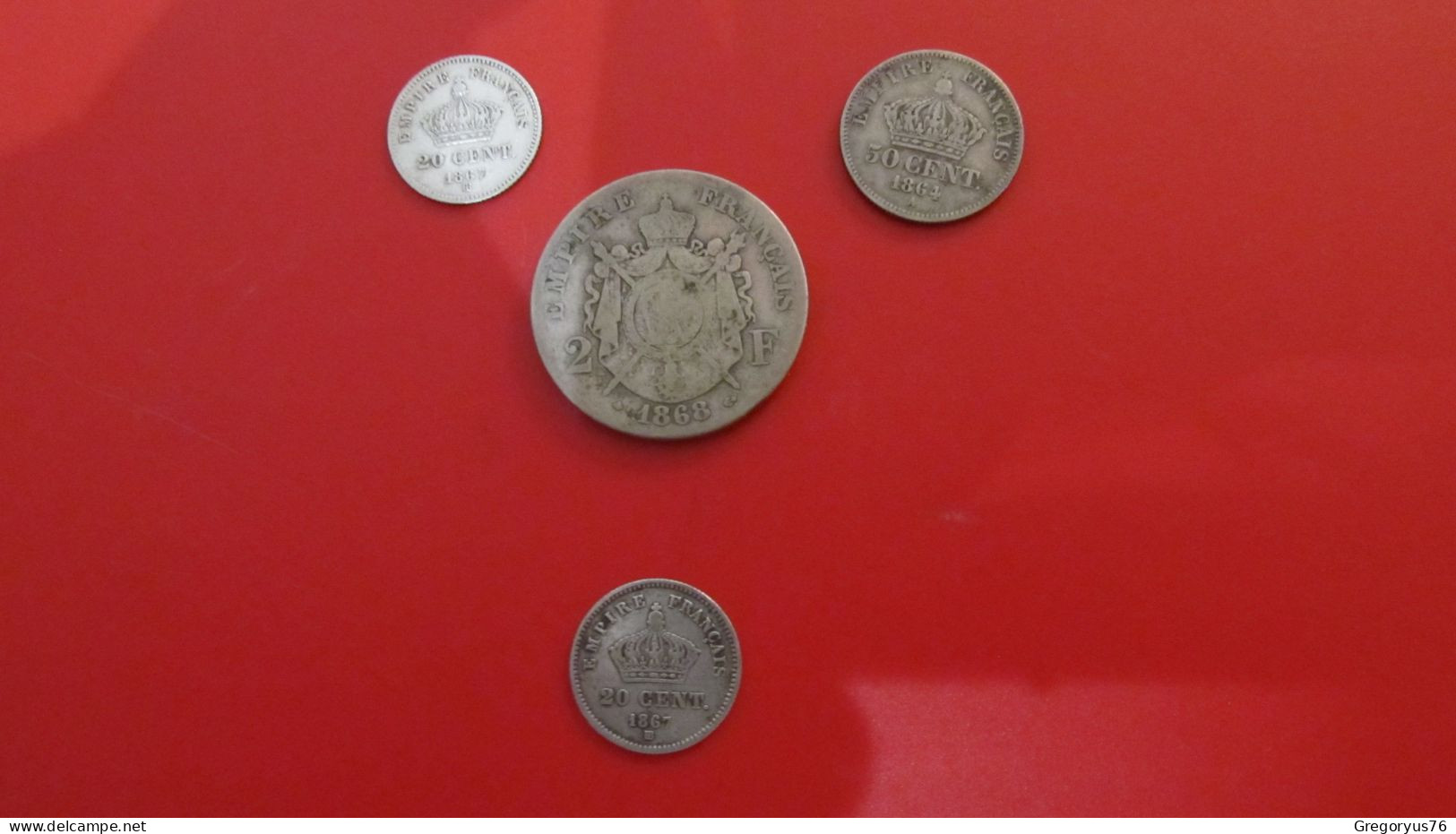 Lot De 4 Monnaies Napoléon 3 - Other & Unclassified