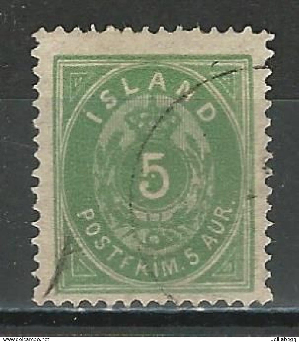 Island Mi 13A O Perf. 14x13 1/2 - Used Stamps