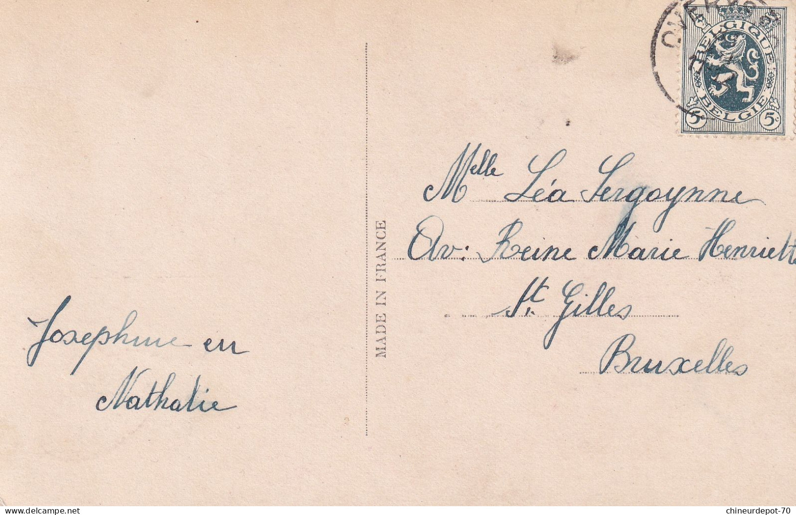 Bonne Annee S O L 3726 LION HERALDIQUE Overijse Overyssche - 1929-1937 Heraldischer Löwe
