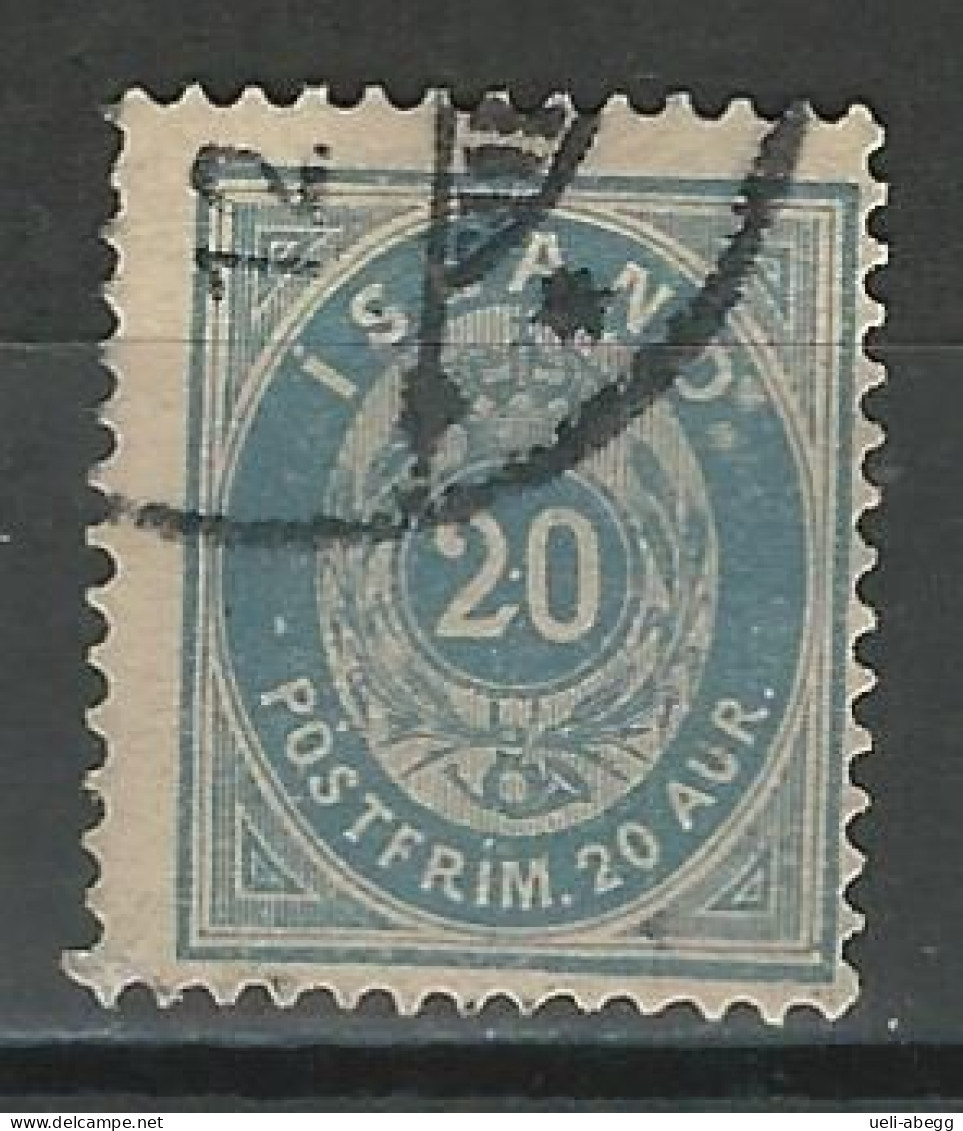 Island Mi 14Bb O Perf. 12 3/4 - Used Stamps