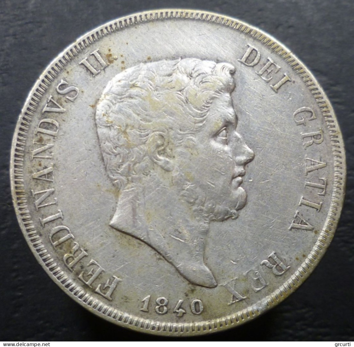 Italia, Regno Di Sicilia - Ferdinando II Di Borbone (1830-1859) Piastra Da 120 Grana - 1840 - Gig. 66bis (R3) - Sizilien