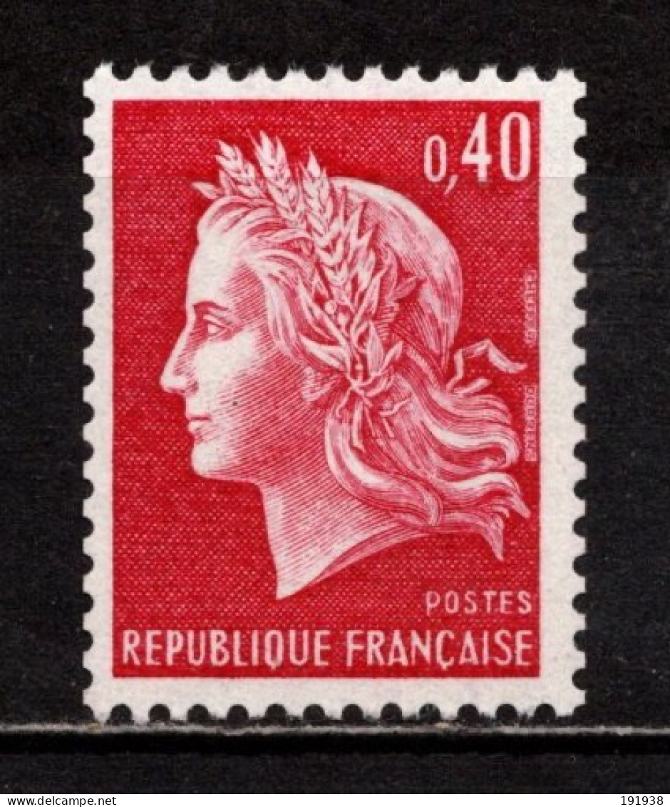 France N° 1536Bc**, N° Rouge -380-, Superbe, Cote 17,50 € - 1967-1970 Marianne (Cheffer)