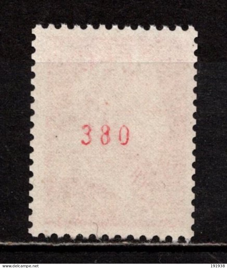 France N° 1536Bc**, N° Rouge -380-, Superbe, Cote 17,50 € - 1967-1970 Marianne De Cheffer