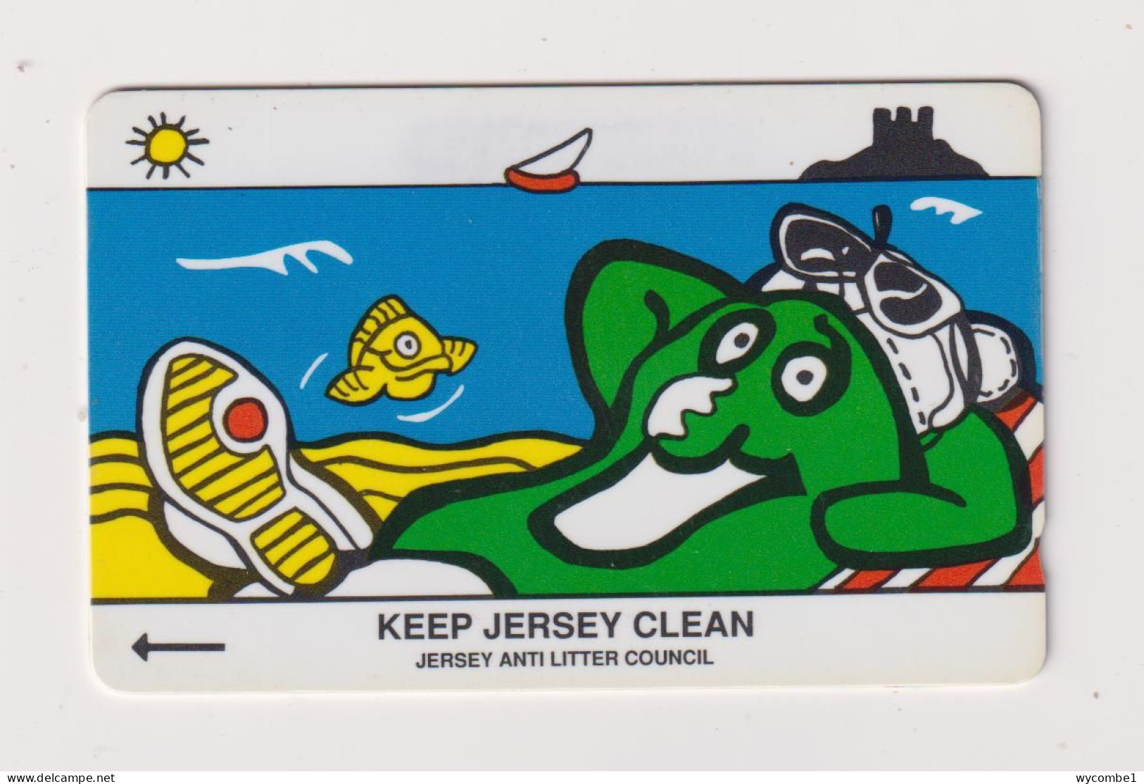 JERSEY -  Keep Jersey Clean GPT Magnetic  Phonecard - [ 7] Jersey Y Guernsey