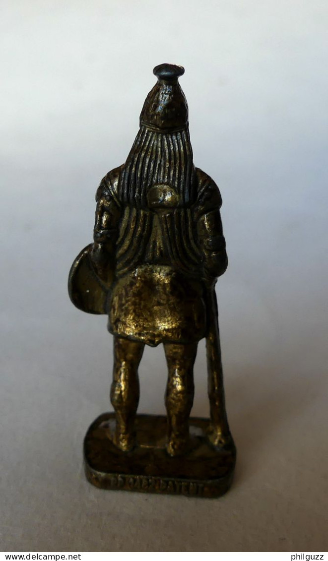 FIGURINE KINDER  METAL SOLDAT INCA  2 RP 80's Laiton - KRIEGER INCAS (2) - Figurillas En Metal