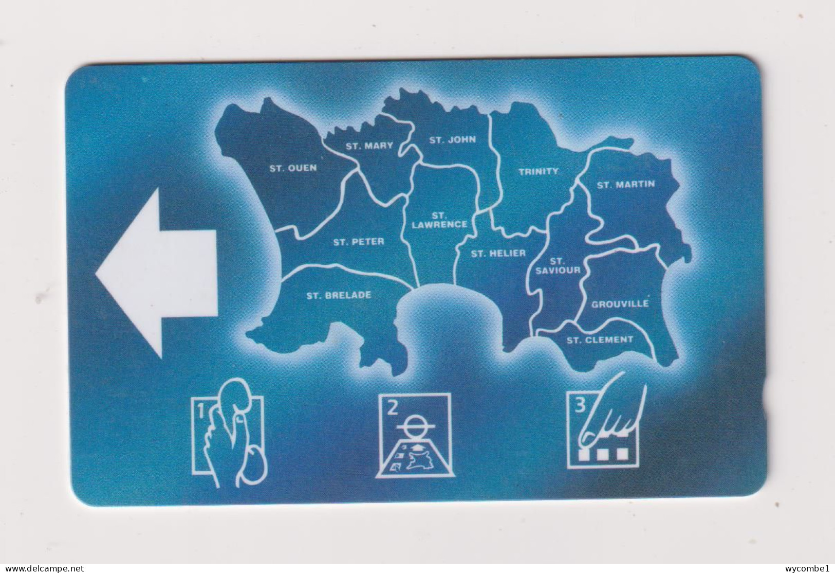 JERSEY -  Parish Map GPT Magnetic  Phonecard - [ 7] Jersey And Guernsey