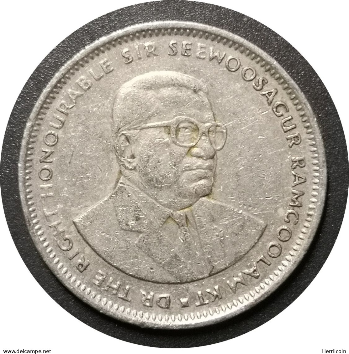 Monnaie Maurice - 1990 - 1 Roupie Ramgoolam - Maurice