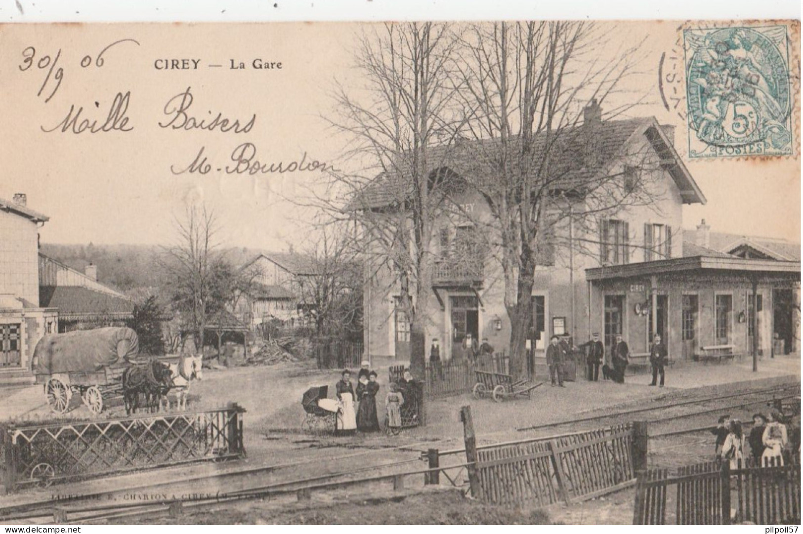 54 - CIREY - La Gare - Cirey Sur Vezouze