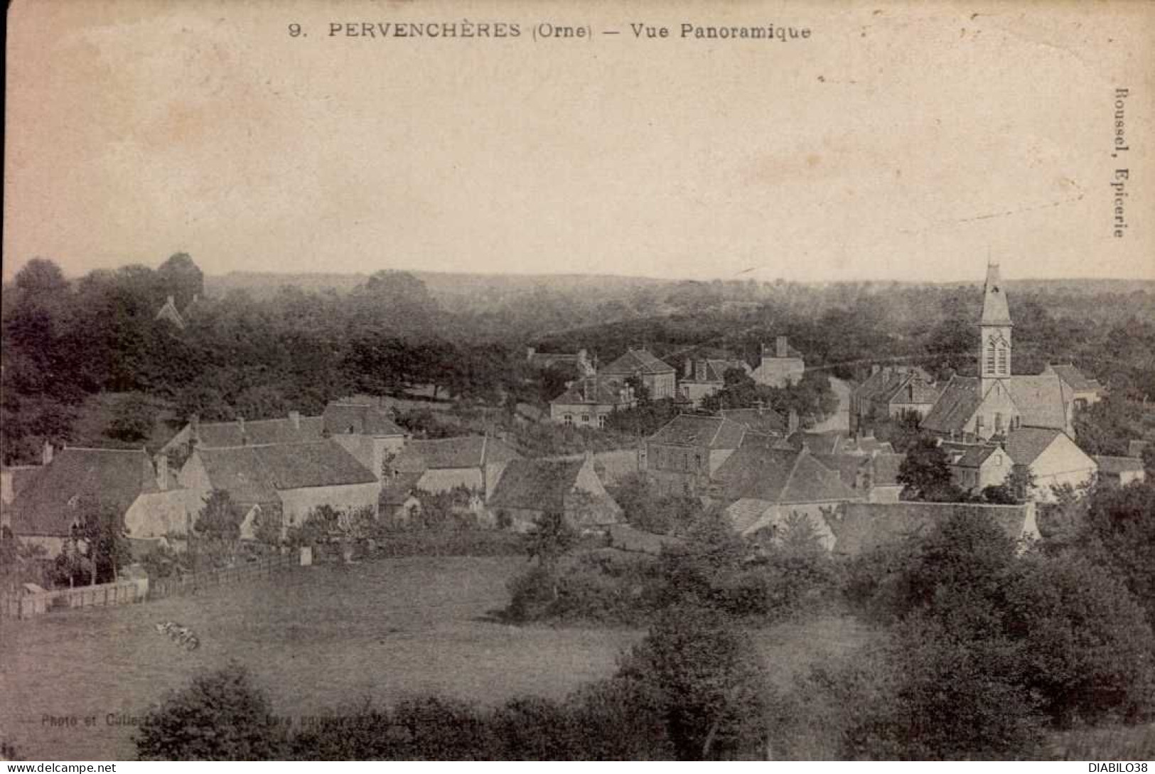 PERVENCHERES  ( ORNE )  VUE PANORAMIQUE - Pervencheres