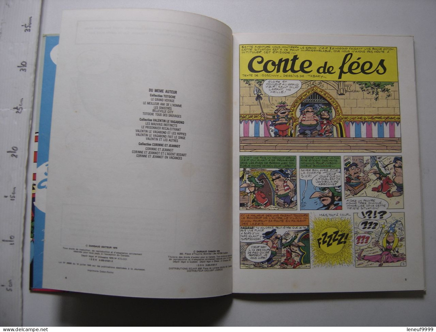 1976 EO Aventures Du Grand Vizir IZNOGOUD Le Conte De Fees GOSCINNY TABARY - Iznogoud