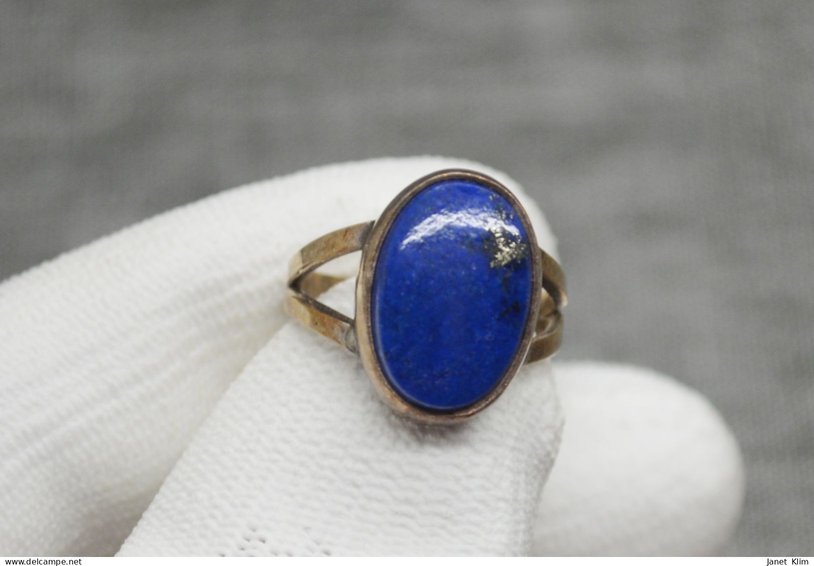 Vintage Silver Ring Gemstone - Bagues