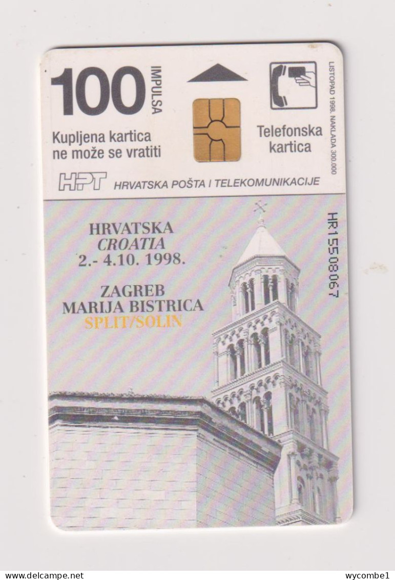 CROATIA -  Pope John Paul II Chip  Phonecard - Croacia