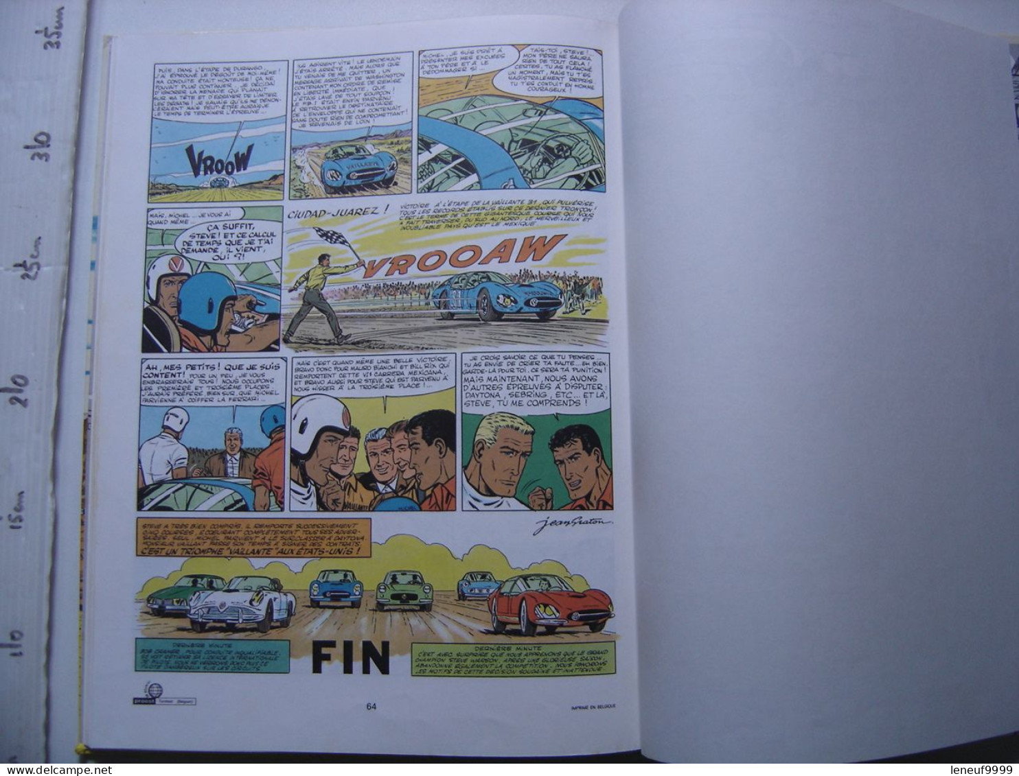 6c 1978 Michel Vaillant LA TRAHISON DE STEVE WARSON Jean GRATON Dargaud