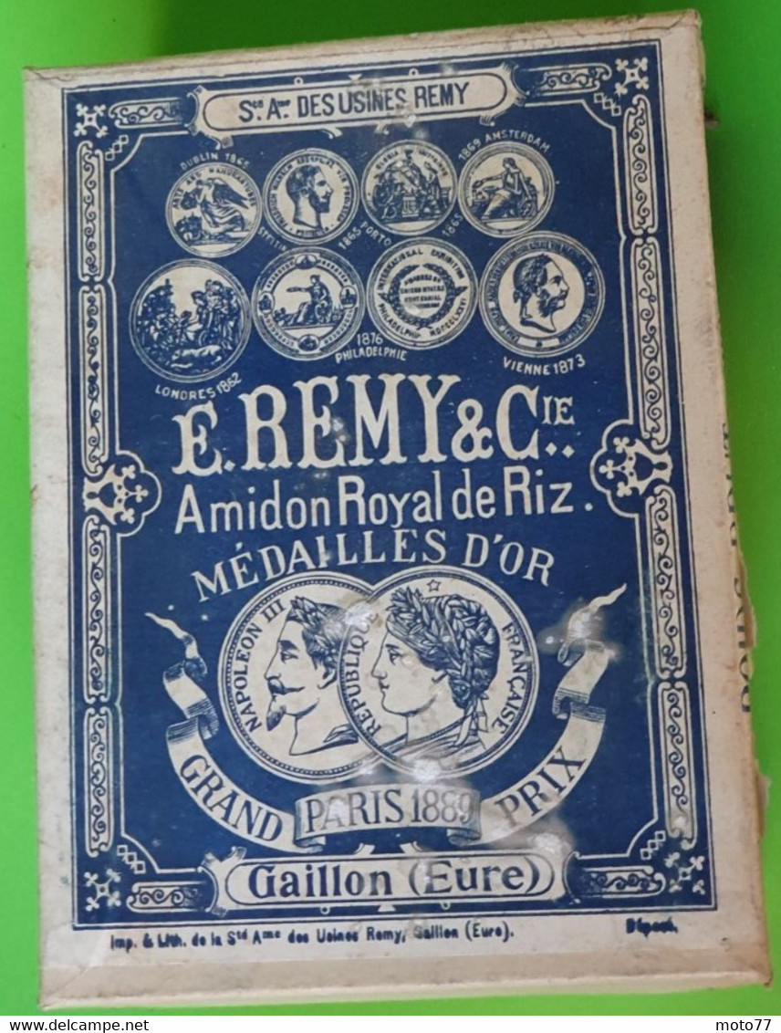 Ancienne BOITE Carton Pleine N2- Publicité AMIDON REMY - Tête De Lion - Prix Exposition Paris 1867 1878 1889 - Vers 1900 - Boîtes
