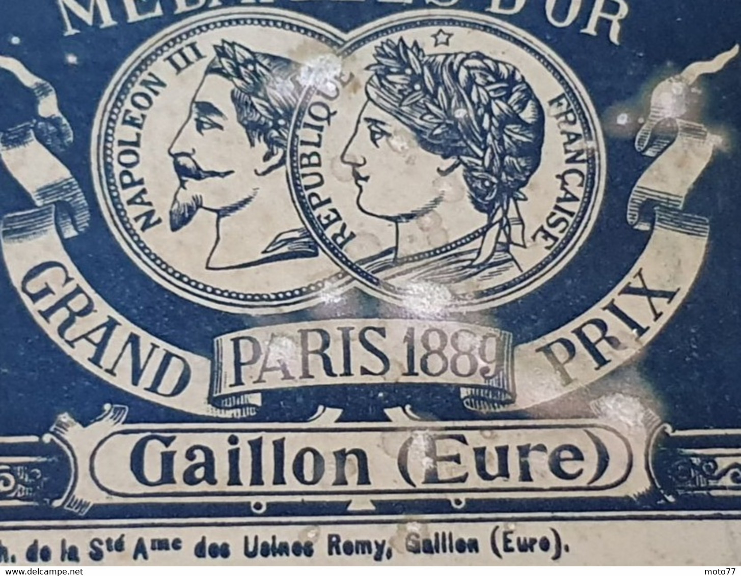 Ancienne BOITE Carton Pleine N2- Publicité AMIDON REMY - Tête De Lion - Prix Exposition Paris 1867 1878 1889 - Vers 1900 - Dozen