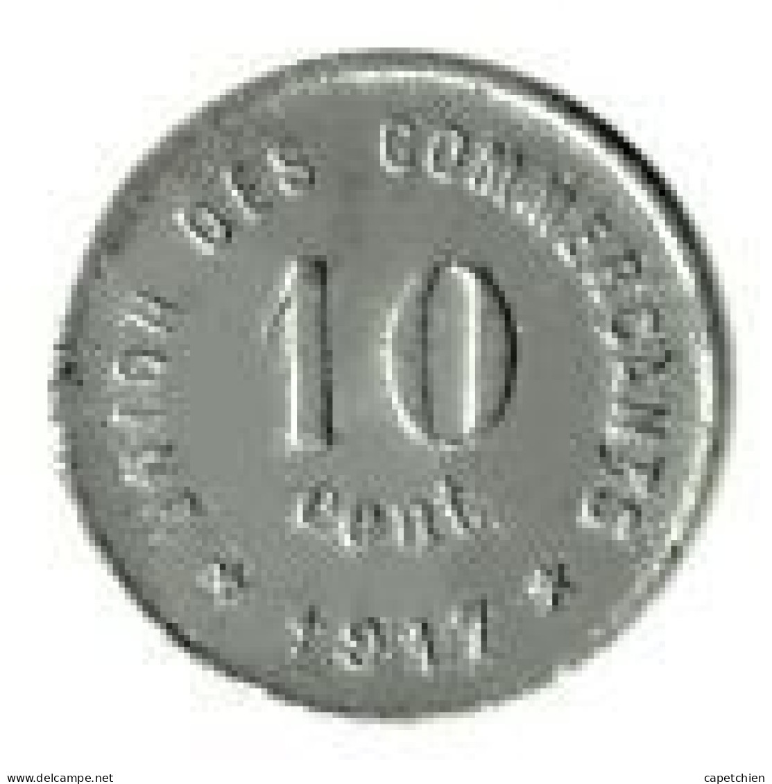 FRANCE/ NECESSITE / VILLE DE CASTELNAUDARY / UNION DES COMMERCANTS / 1917 / 10 CENT. / ZINC  / 2.86 G / 25 Mm - Monétaires / De Nécessité