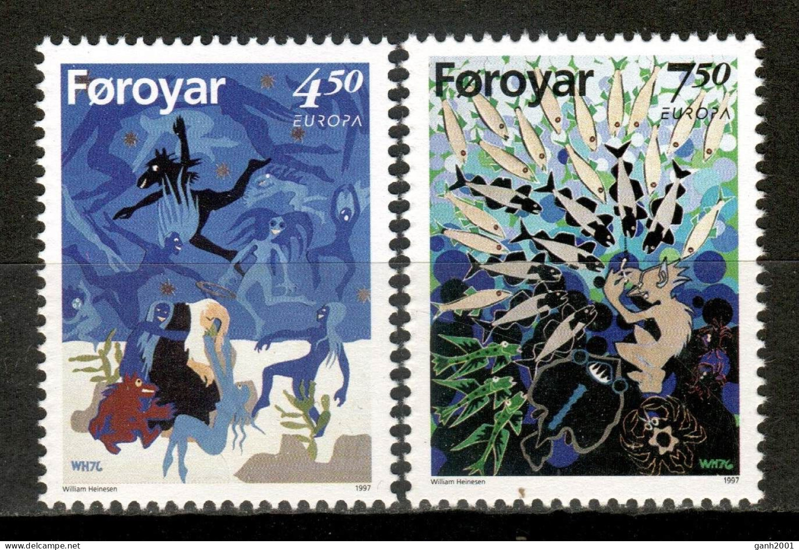 Faroe Is. 1997 Feroe / Europa CEPT Tales & Legends MNH Leyendas / Kq30  29-19 - 1997